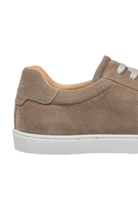 Zand beige suède Napoli sneaker
