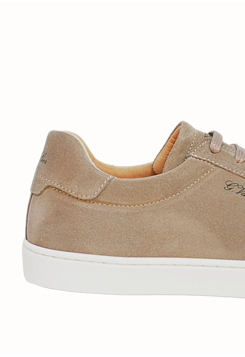 Zand beige suède Napoli sneaker