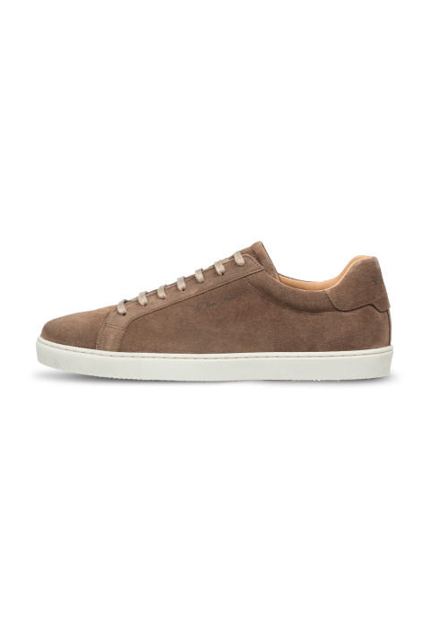 Lichtbruin suède Napoli sneaker