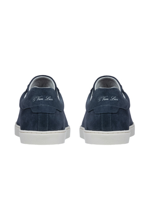 Navy blauw suède Napoli sneaker