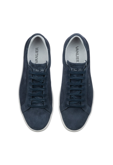 Navy blauw suède Napoli sneaker