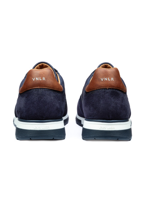 Navy blauw nubuck Positano sneaker