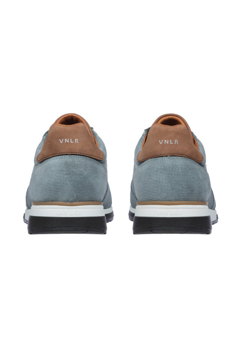 Grijs blauw suède Positano sneaker