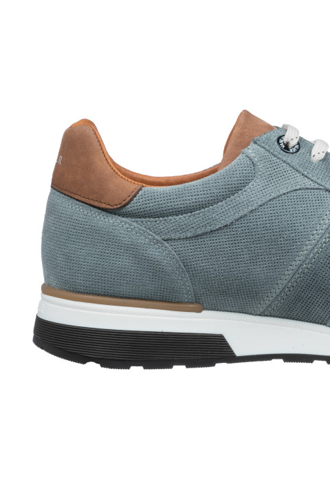 Grijs blauw suède Positano sneaker
