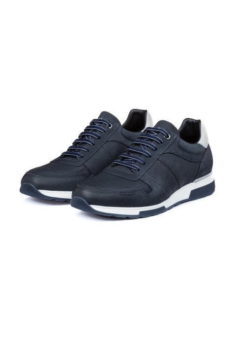 Metal blauw combi Positano sneaker