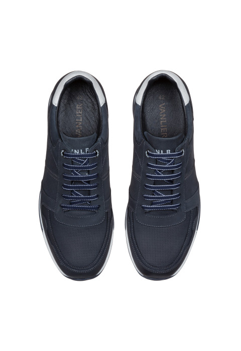 Metal blauw combi Positano sneaker