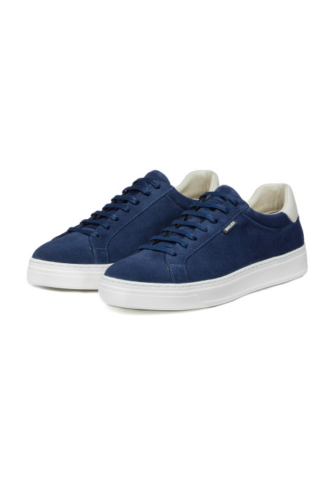 Donker blauw suède Barossa sneaker