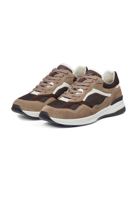 Zand beige combi Ferro sneaker