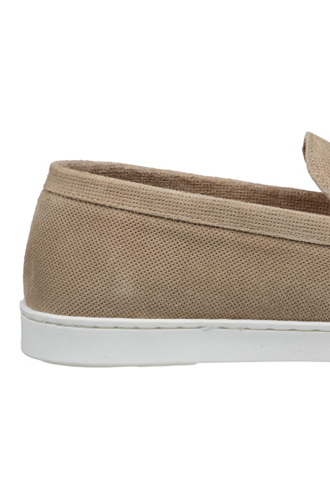 Zand beige suède Lugano loafer