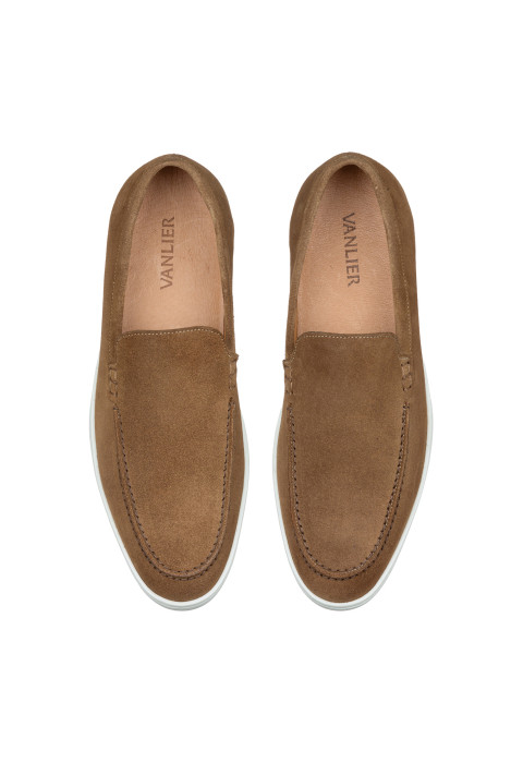 Zand beige suède Lugano loafer