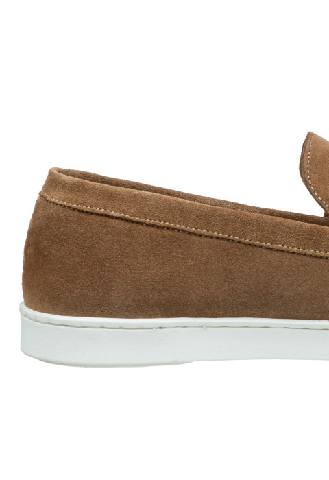 Zand beige suède Lugano loafer