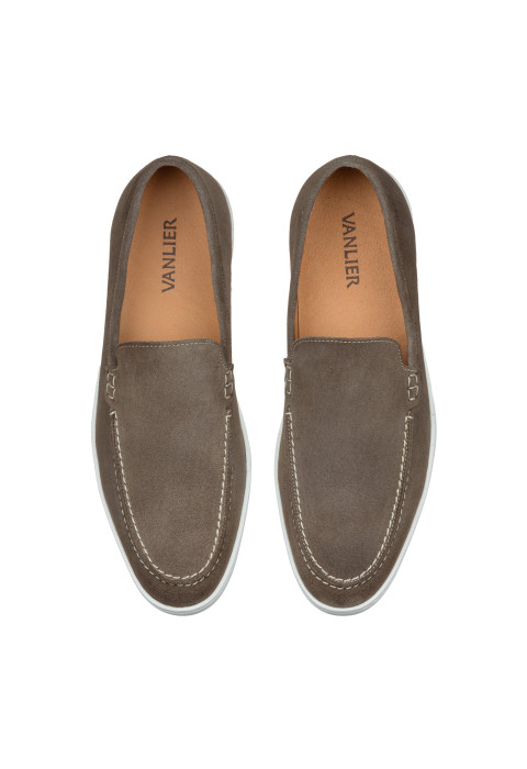 Taupe suède Lugano loafer