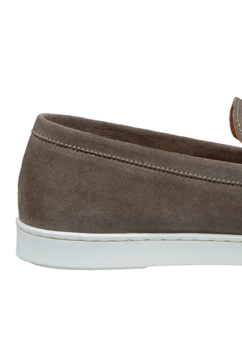 Taupe suède Lugano loafer