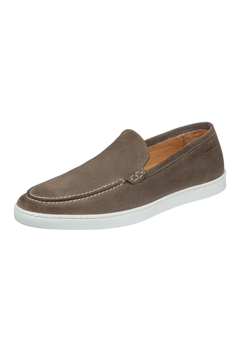 Taupe suède Lugano loafer