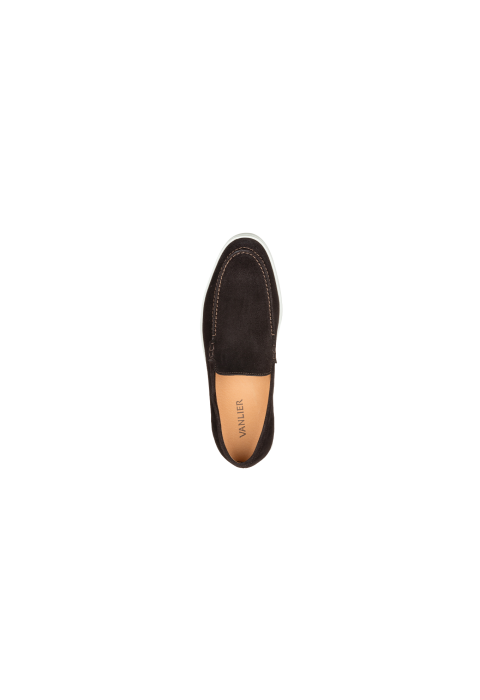 Testa di Moro bruin suède Lugano loafer