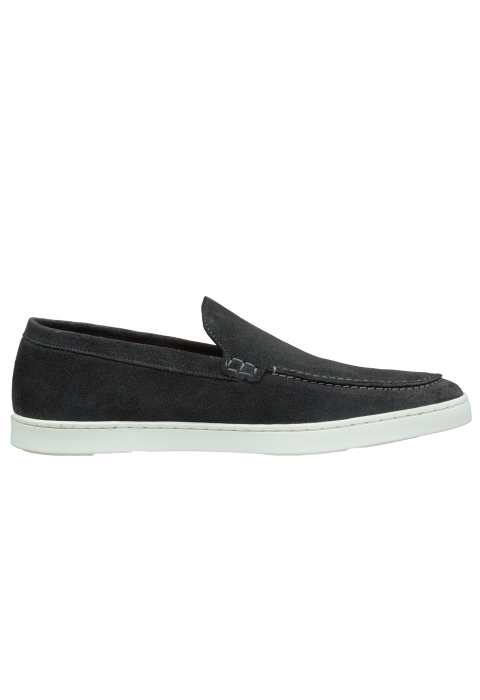 Licht grijs suède Lugano loafer