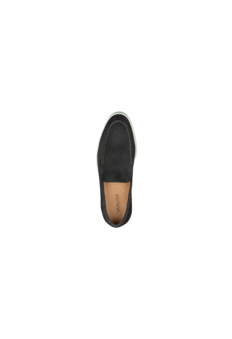 Licht grijs suède Lugano loafer