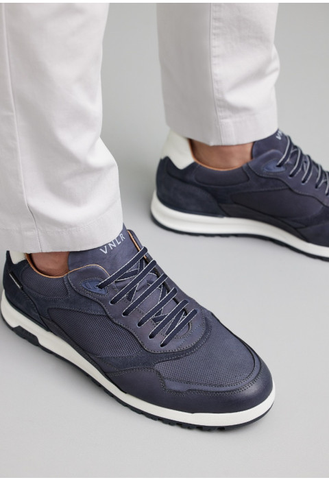 Navy nubuck Ravello sneaker