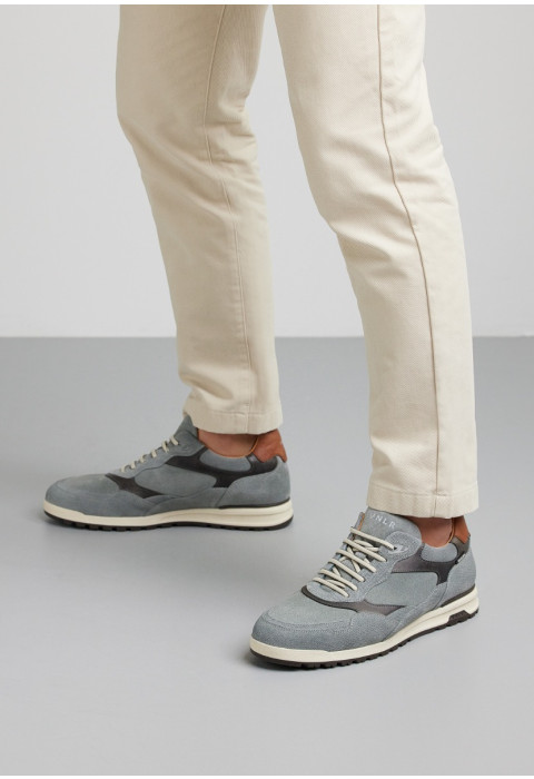 Grijs blauw suède Ravello sneaker