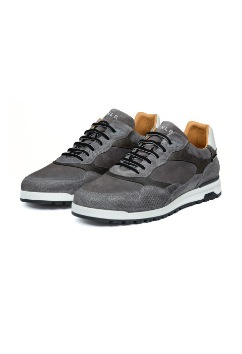 Antraciet grijs suède Ravello sneaker