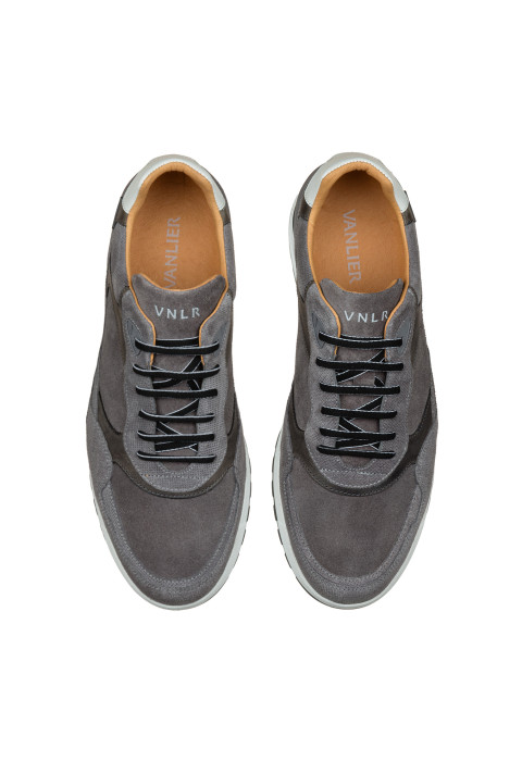 Antraciet grijs suède Ravello sneaker