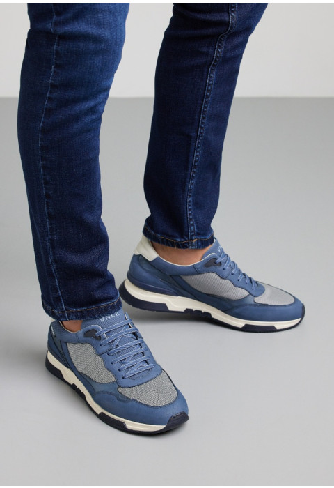 Blauw combi Romeo sneaker