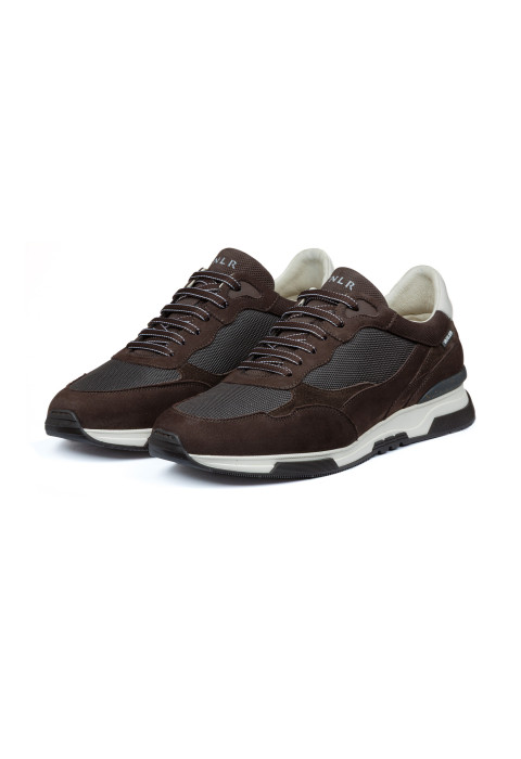 Testa di Moro bruin combi Romeo sneaker