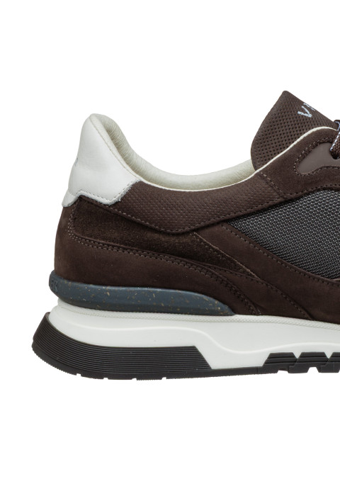 Testa di Moro bruin combi Romeo sneaker