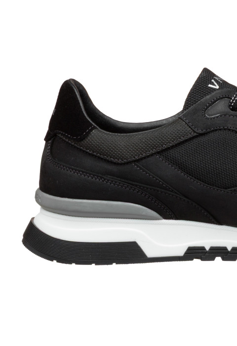 Zwart combi Romeo sneaker