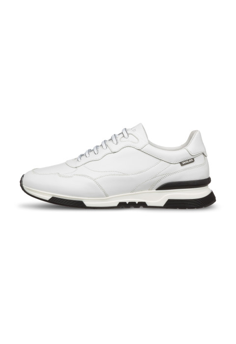 Wit gladleren Romeo sneaker
