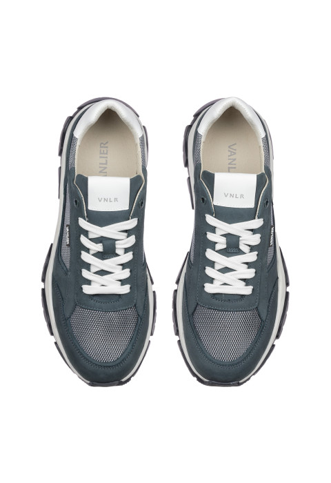 Grijs blauw nubuck Raptor sneaker