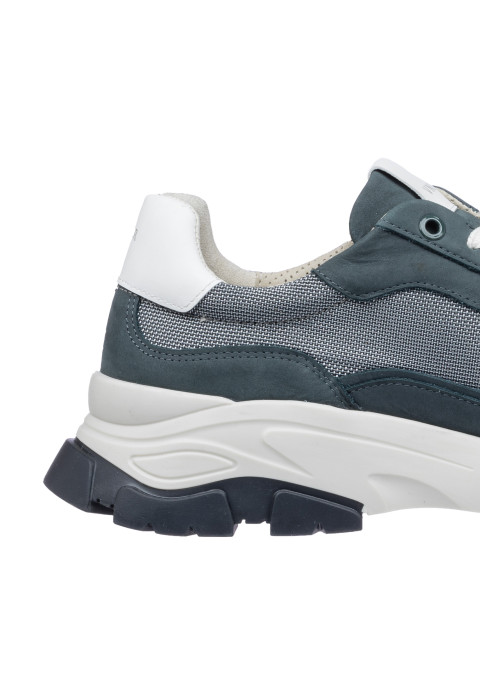 Grijs blauw nubuck Raptor sneaker