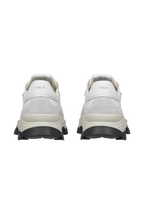Wit combi suede Raptor sneaker