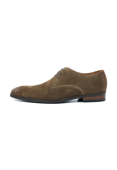 Taupe suède Bregenz veterschoen